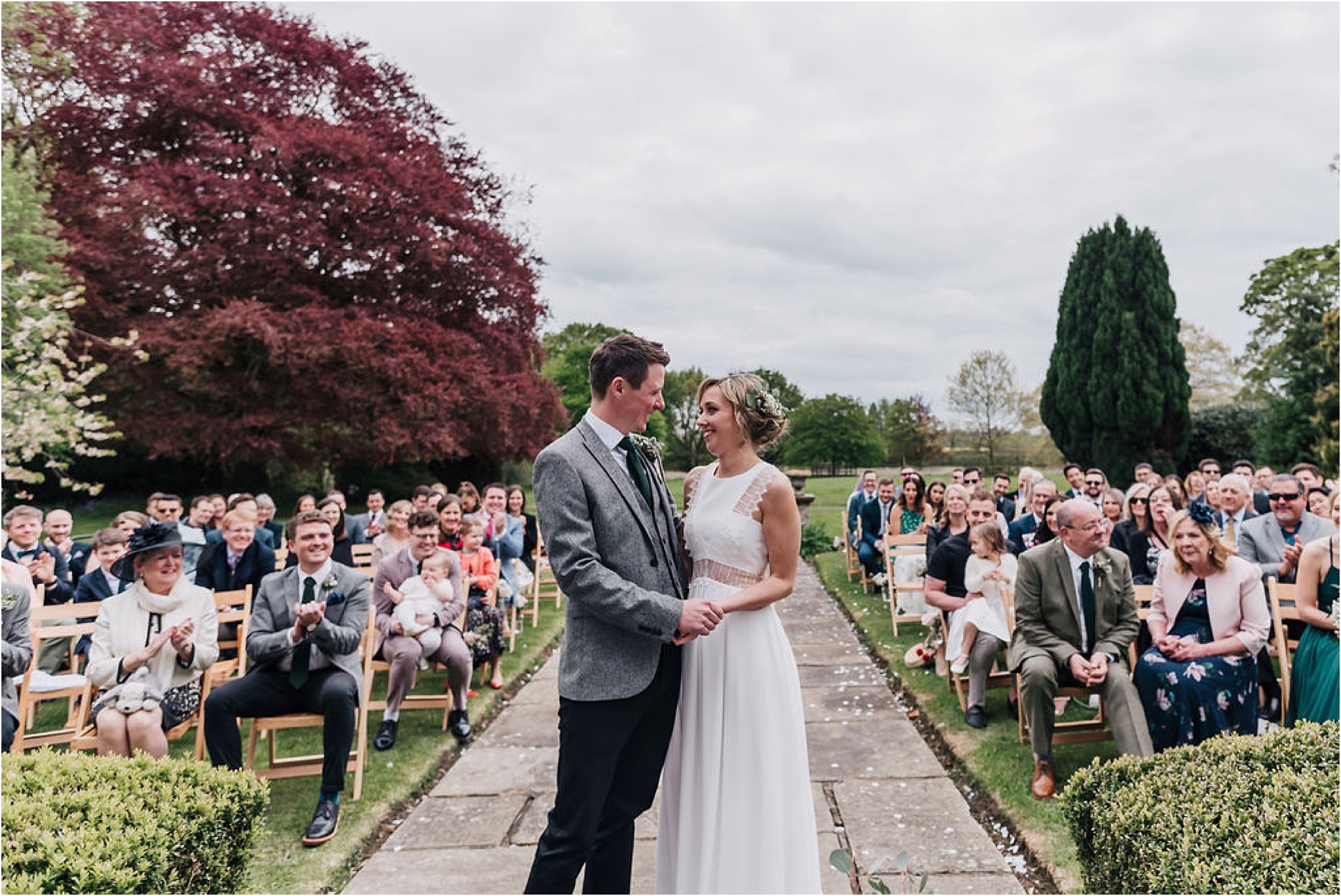 Lisa and Tom at Crayke Manor