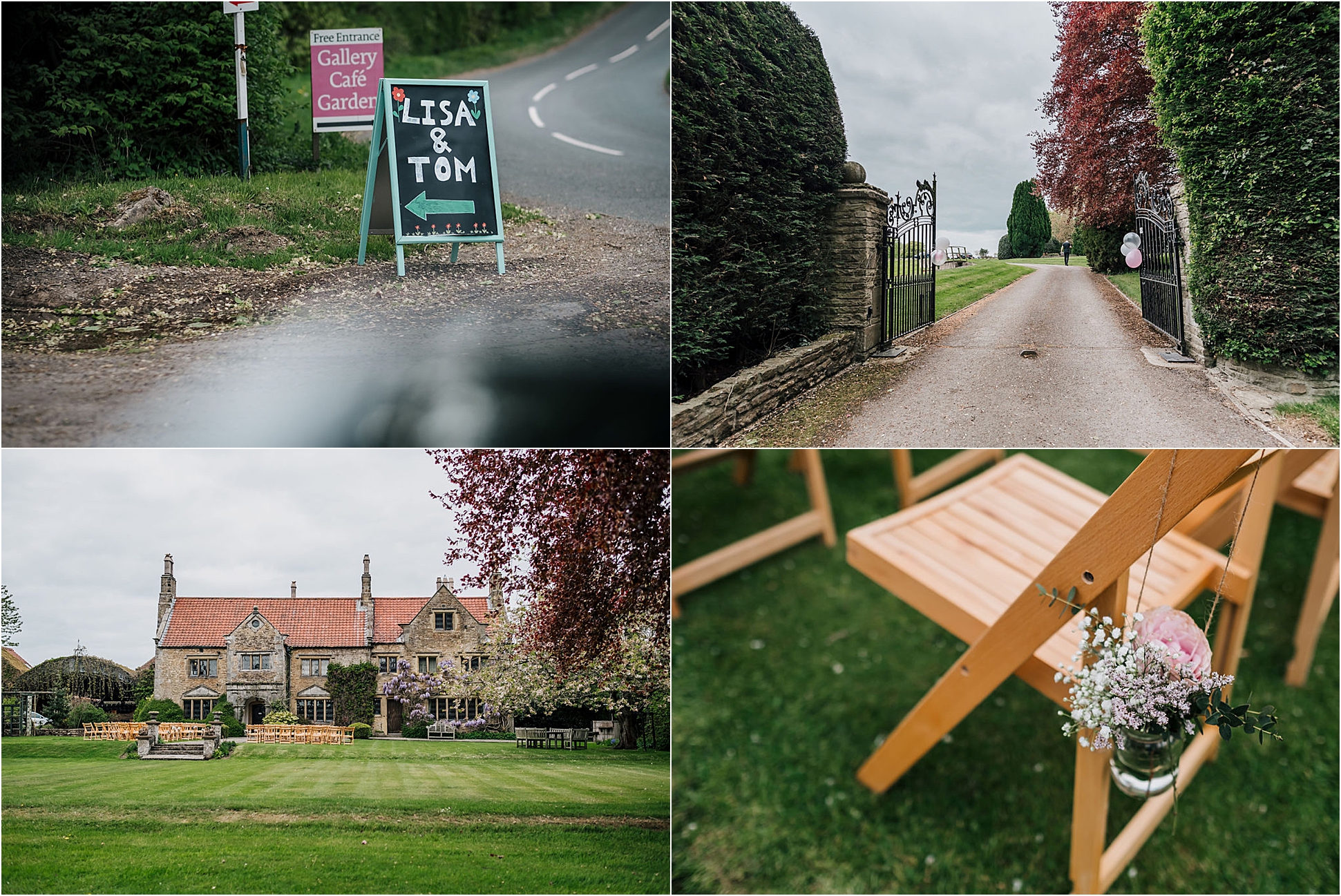 Lisa and Tom at Crayke Manor