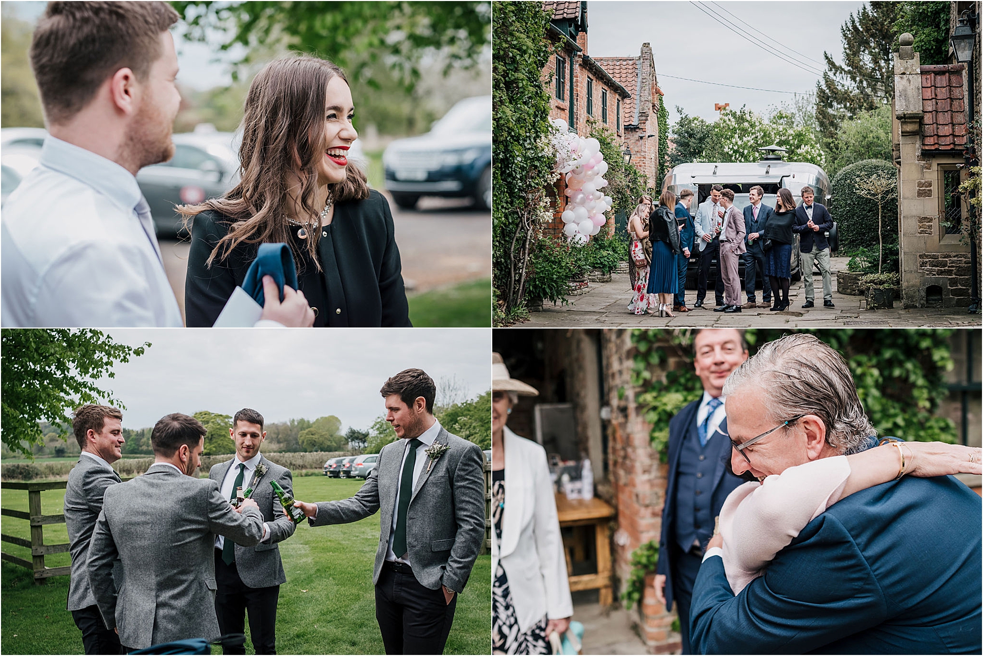 Lisa and Tom at Crayke Manor