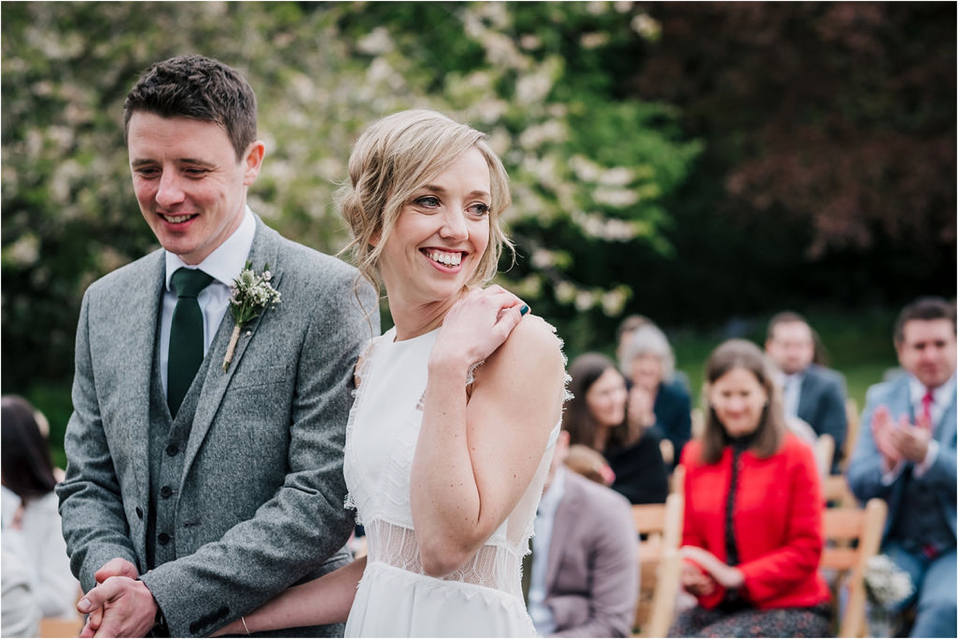 Lisa and Tom at Crayke Manor