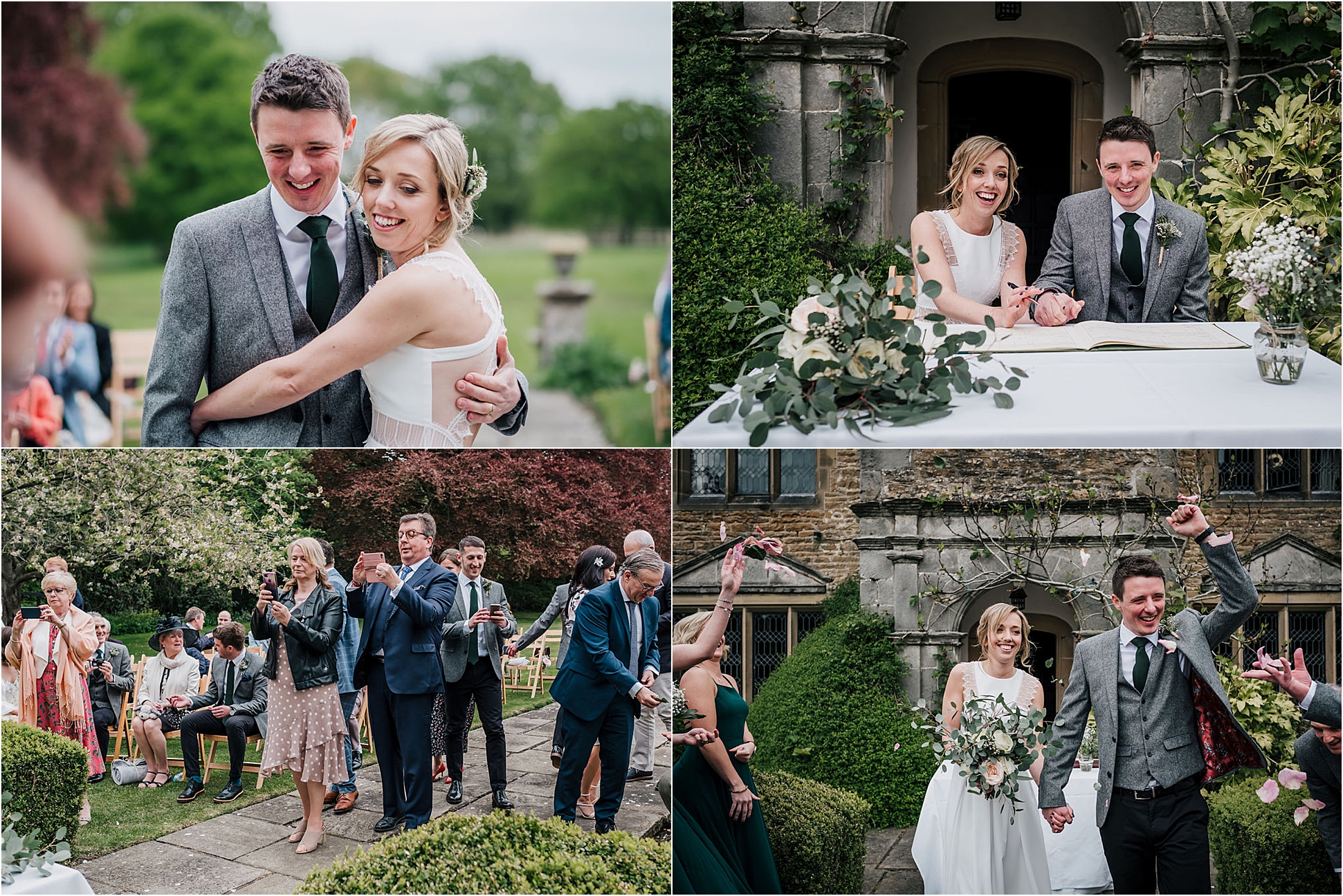 Lisa and Tom at Crayke Manor