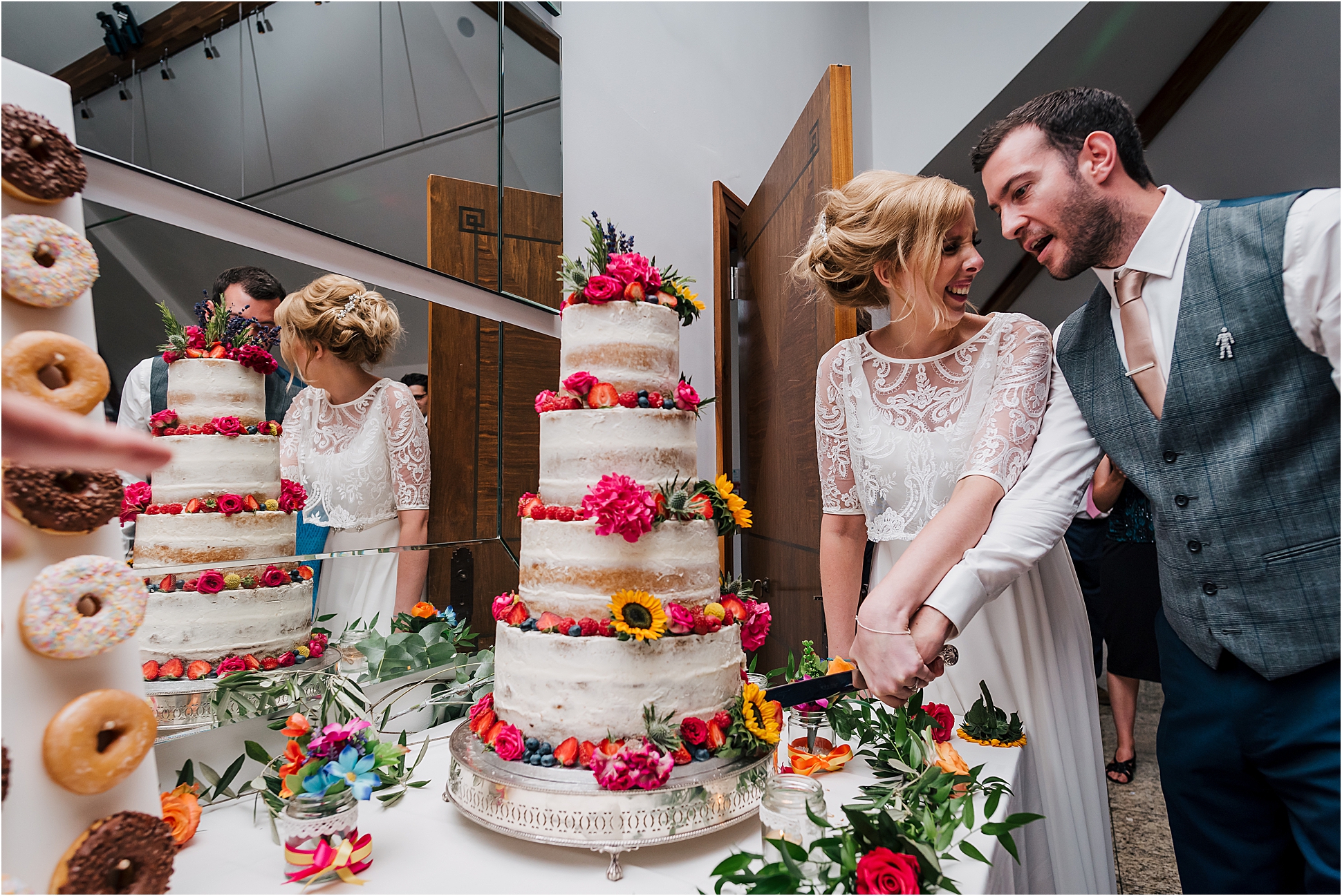 Sarah and Mark at The Leverhulme Hotel