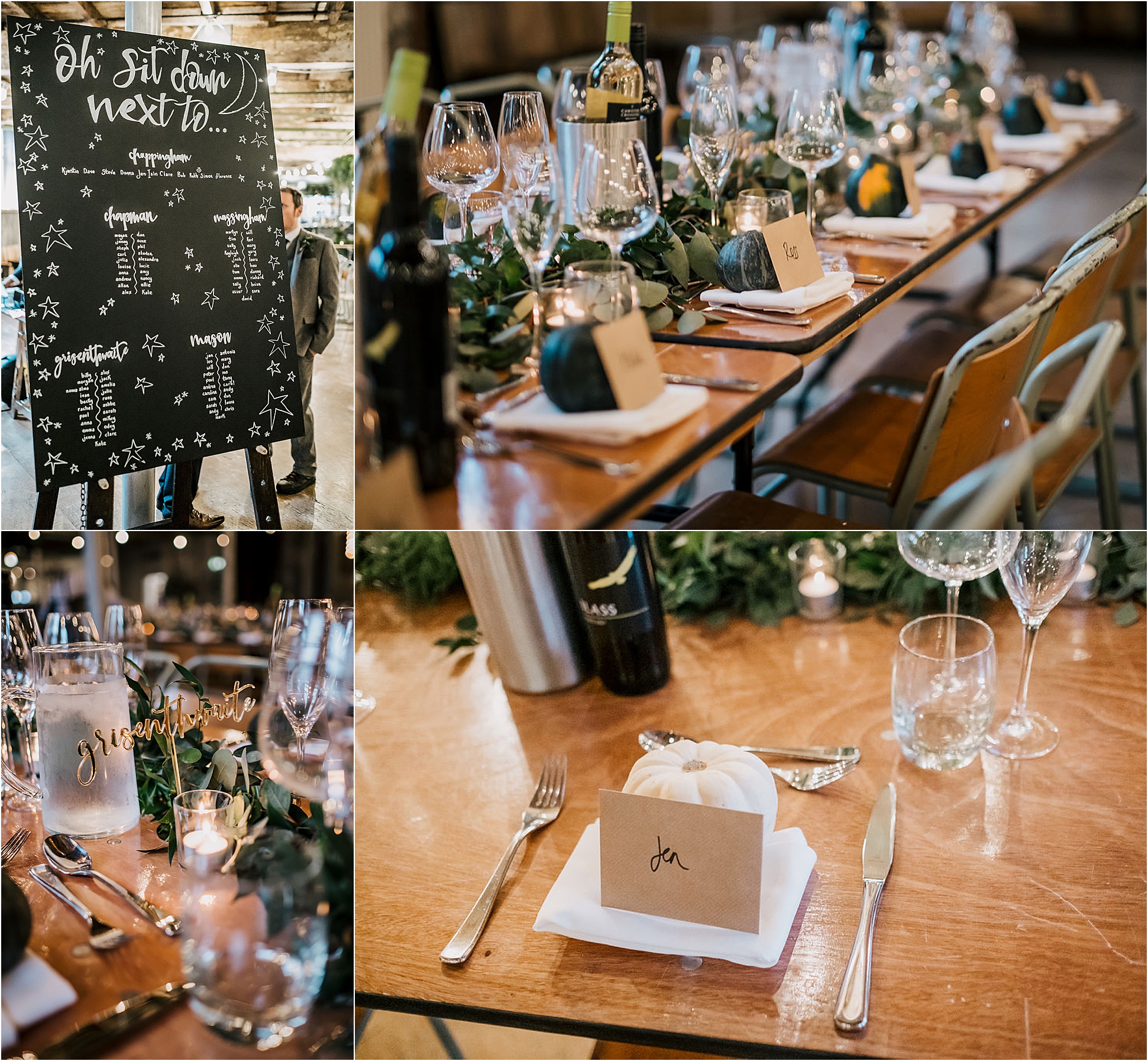 Iain + Jen’s Winter Wedding at Holmes Mill