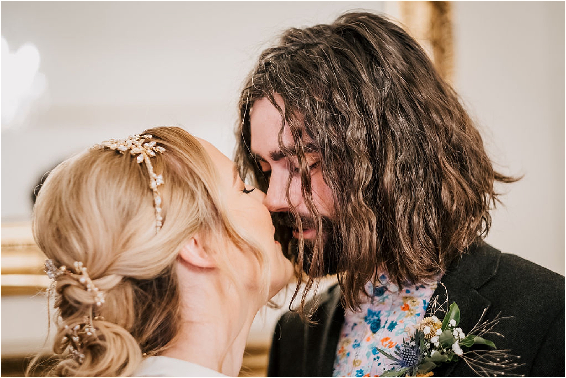 Katie and Liam’s super cool twilight wedding at West Tower