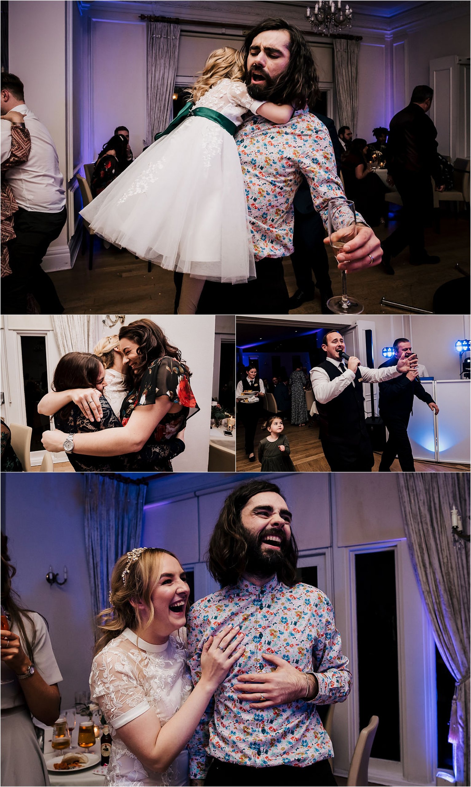 Katie and Liam’s super cool twilight wedding at West Tower