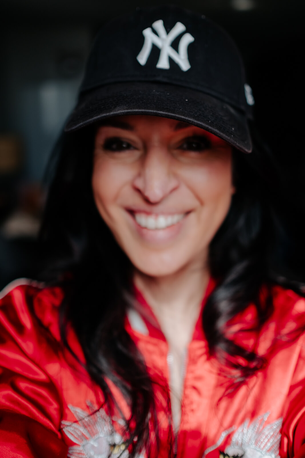 This is a photo of Sarah Glynn who is a Liverpool based wedding photographer with a fun quirky vive