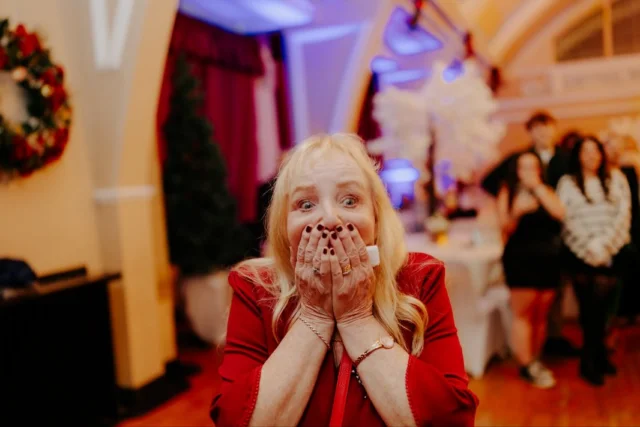 Imagine turning up to what you think is a naming ceremony… only for the bride to disappear, reappear in a wedding dress, and the curtains pulled back to a fully decorated ceremony room.
 Honestly — this day was WILD in the best possible way. 💛

Nobody had a clue.
 The reactions were next-level.
 And yes… I absolutely cried behind the camera.

From the intimate vows to the Beatles-themed cake to Mum’s completely stunned face (I mean… look at her! 😭), it was one whirlwind emotional rollercoaster — and these are exactly the moments I live for as a documentary + editorial wedding photographer.

Being in ten places at once, capturing every reaction, every reveal, every happy tear… it was magic. Pure magic. ✨

If you want your wedding story captured exactly as it unfolds — the surprises, the chaos, the joy — drop me a message. Let’s make something unforgettable together.

Xxxxx

#SarahGlynnPhotography #LiverpoolWeddingPhotographer #DocumentaryWedding #RealWeddingMoments