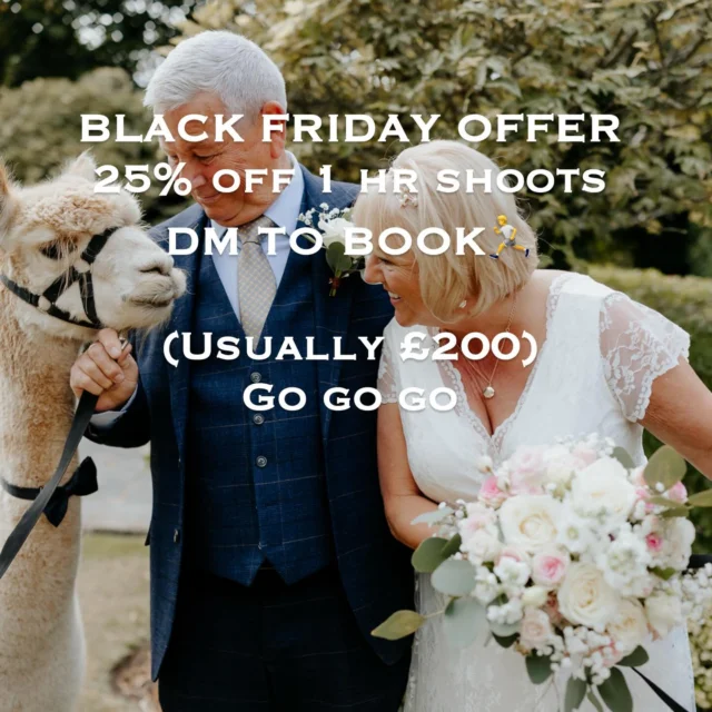 🎉 BLACK FRIDAY IS HERE! 🎉
The day has finally landed — and so has my biggest offer of the year!
For TODAY (and until 1st December), you can grab a 1-hour photoshoot for just £150 🤯 👉 That’s 25% OFF my usual £200 rate 👉 One whole hour of creativity, fun, and beautiful memories 👉 A full online gallery with loads of gorgeous images
Honestly… this deal is WILD. And it only comes around ONCE A YEAR. 👀
If you’ve been thinking about booking photos “at some point,” today is exactly the moment to make it happen. Because the truth is: ✨ Time is precious ✨ Moments fade ✨ And photos keep everything alive

I’ve been photographing amazing humans for 10 years, and my sessions are relaxed, warm, and fun — even if you think you’re awkward in front of a camera (spoiler: you’re not, and I’ve got you).

Based in Liverpool and covering the North West, I’ll help you create images that feel real, joyful, and totally you.
📩 DM me 💬 Comment “BOOK” ✨ Or drop an enquiry now — because once these Black Friday slots are gone, they’re gone!
Let’s make some magic ❤️

#SarahGlynnPhotography #LiverpoolWeddingPhotographer #NorthWestPhotographer #BookNow